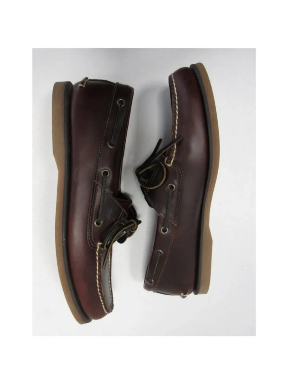 Timberland Boat Shoes 11.5 2 Eye Loafer Leather Moccasin 25077 w/ Box